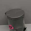 Splash Home Carson Stainless Steel 5-Liter Step Can Wastebasket,Quiet Close, Removable Bucket, 9.5" x 7.75",Black