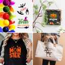 6" Halloween Stencils for Painting on Wood, 25 Pcs Reusable Plastic Drawing Spraying Templates for Greeting Cards, Crafts, Ornaments, Wall, Window, Door - Holiday DIY Decoration