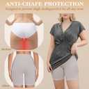 Reamphy 3 Pack Slip Shorts for Women Under Dress, Comfortable Smooth Yoga Shorts, Workout Biker Shorts (XL)
