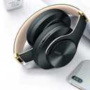 Life3 Ear Pads Replacement Care 1 Earpads Compatible with Doqaus Life 3/4/5 Care1 Wireless Headphones(Protein Leather and Memory Foam Ear Cushions)