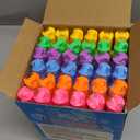 AuroTops 36 Pcs Bubble Wands Bulk,Giant Bubble Wand Big Bubbles Party Favors for Kids Birthday Gifts for Boys Girls Toys,Ideal for Carnival,Wedding,Classroom Prizes,Easter,Summer,Halloween,6 Colors