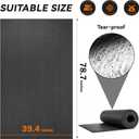 Treadmill Mat for Carpet &Hardwood Floors, 79" 39.4" 0.2" Thick High Density, Non-Slip Fitness Equipment Mat, Mat for Under Treadmills, Elliptical, Exercise Bikes, Stationary Cycles