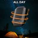 Hand Warmers Rechargeable, Dnaleao 2 Pack 4000mAh Electric Portable Pocket Heater, Heat Therapy Great for Outdoors, Hunting, Golf, Camping, Warm Gifts (Black & Blue)