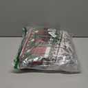 Namalu Large Chrismas Gingerbread Throw Blanket 50 x 60 Inch Soft Xmas Gingerbread Man Knit Throw Reversible Knitted Blanket for Couch Bed Sofa, Microfiber Lightweight Decorative Poinsettia