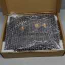 Championship Ring Display Case - 20 Ring Posts Baseball Ring Holder, Softball Ring Display Case with LED Light, Wall Mount Wooden Shadow Box for Display Sports Champion Rings - Black