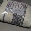 Great Bay Home Twin/Twin XL Reversible Quilt Bedding Set - All Season, Modern, Lightweight Bedspreads - White & Navy Striped Coverlets (Includes 1 Quilt, 1 Pillow Sham)