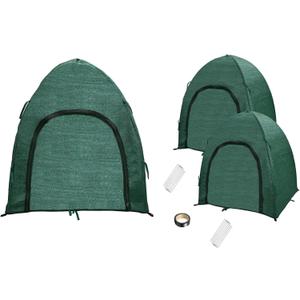 Winter Plant Covers for Snow and Ice Protection Shrub Cover Freeze Protection Plant Tent Protect Outdoor Plant and Potted Plant from Snow Frost Sun and Animal with Zipper Door 22*22*22 (2Packs)