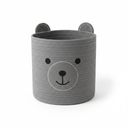 Bear Basket for Nursery, Baby Baskets for Storage, Baby Shower Baskets, Laundry Basket, Storage Hamper for Children Kids Toy Plant Indoor Corner (Light Brown)