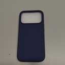 ORNARTO Compatible with iPhone 17 Pro Case 6.3", Slim Liquid Silicone 4 Layers Full Covered Soft Gel Rubber Shockproof Cover, Protective Phone Case for iPhone 17 Pro-Navy Blue