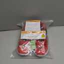 Toddler Boys Light Up Shoes Lightweight LED Flashing Breathable Mesh Walking Sneakers for Toddler and Little KidsColor Red Size 13