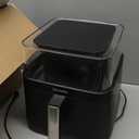 GreenPan Clearview Extra Large 7QT Air Fryer, 360 Clear Window, PFAS-Free Ceramic Nonstick Drawer and Tray, Heat to 400F, 13-Presets, Shake Reminder, Keep Warm, Delay Start, Dishwasher Safe Parts