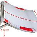 RC Car Jump Ramp-Portable,Foldable&Easy to Install,for 1/8 1/10 1/12 1/14 1/16 RC Car Jumping and Flying Exercises (50 * 60 * 19/21/22.5cm), optional
