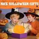 LEDHOLYT Night Light for Kids, Rechargeable LED Pumpkin Cordless Lamp with Control, 7 Colors Dimmable Halloween Lamp for Bedroom Nightstand Camping Decoration Gift (Pumpkin-Yellow)