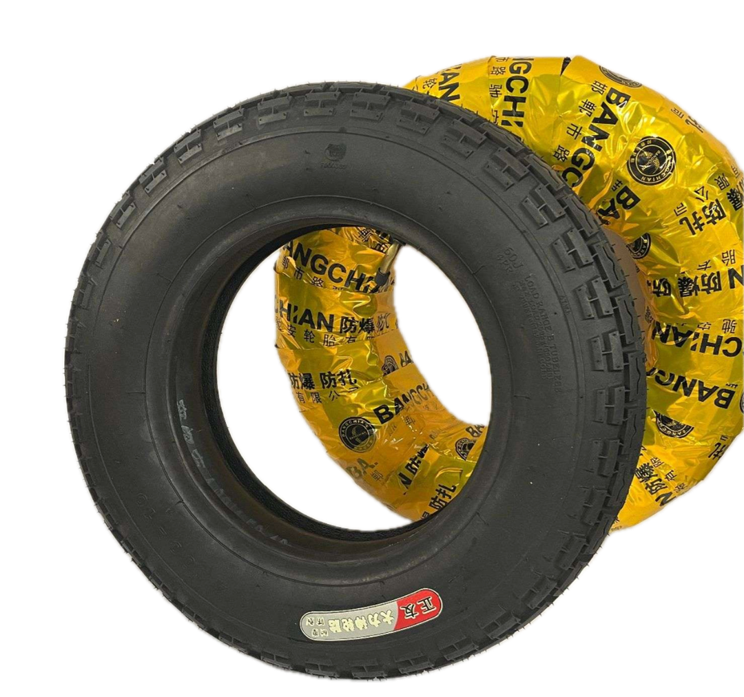 4.00-10 Tires w/Tubes, (2-PACK) 