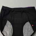 Period Underwear for Women Menstrual Panties Cotton Postpartum Easy Clean Teens Brief (Large, Dark-6pack)