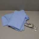 10x10ft Baby Blue Tulle Backdrop Curtain with Lights String for Parites, Sheer Photo Backdrop Curtain Drapes for Wedding Baby Shower Bridal Shower Birthday Party Photo Shoot Decorations (10ft x 10ft(2 Panels 5*10ft))