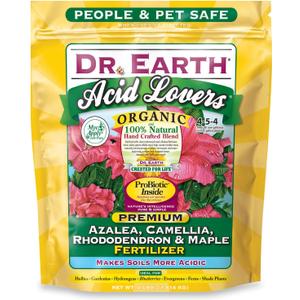 Dr. Earth 703P Organic 4 Azalea/Camellia/Rhododendron Acid Fertilizer in Poly Bag, 4-Pound
