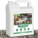 Mulch Glue for Landscaping, 1.1 Gallon Rock Glue for Pea Gravel Stabilizer
