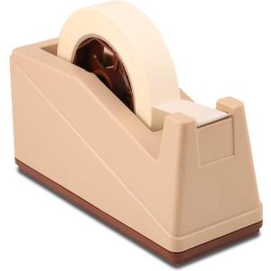Lichamp Desktop Tape Dispenser Holder with Large 3 inch Core for Masking Tape, Heat Transfer Tape Sublimation, Painters Tape, Freezer Tape and Kitchen Tape Lichamp Desktop Tape Dispenser Holder with Large 3 inch Core for Masking Tape, Heat Transfer Tape Sublimation, Painters Tape, Freezer Tape and Kitchen Tape
