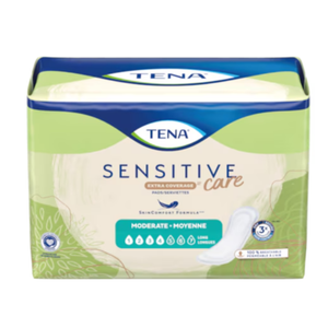 Tena Incontinence Pads, Bladder Control & Postpartum for Women, Moderate Absorbency, Long, Intimates - 216 Count (Regular)
