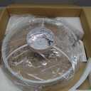 Ceiling Fans with Lights and Remote, 19.7" Low Profile Ceiling Fan with Light, 3000-6500K Dimmable, 6 Speeds and Stepless Color Temperature Change for Bedroom, Living Room and Kids Room(White)