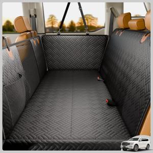 PROZAR Dog Car Seat Cover for Back Seat, Heavy Duty Scratch Proof Pet Back Seat Protector for Cars/SUVs/Small Trucks