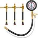 BETOOLL Fuel Pressure Test Kit 0-100PSI with 9.49,7.89,6.30 Fuel Line Fittings