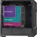 Cooler Master TD500 Mesh High Airflow ATX Mid-Tower Case, 4 CF120 ARGB Fans Included, Polygonal Mesh Front Panel, Tempered Glass, 360mm Radiator Support, RTX 5090 & RX 9070 XT Compatible