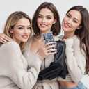 Christmas Phone Case for Samsung Galaxy S25 Plus - Clear Transparent Soft TPU Case with Xmas Gingerbread Man Pattern, Cute Protective Cover for Boys Girls (6.8 Inch)