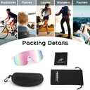 FEISEDY Sports Sunglasses for Men, Women and Teens - Baseball, Biking, Cycling UV400 Protection B2388