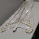 Deco 79 Metal Scroll Large Free Standing Adjustable Display Stand Easel with Chain Support, 22" x 21" x 46", Gold