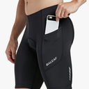baleaf Men's Padded Bike Shorts Cycling Road Biking Riding Bicycle Cycle Wear Pockets UPF 50+ MTB Accessories Tights, Medium