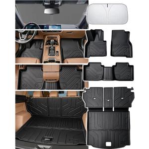 All Weather Floor Mats for 2026 Mazda CX-5 CX5, Cargo Mat and Backrest Mats, Custom Fit TPE 2026 Mazda CX5 Floor Mats Full Set Protection, 2026 CX-5 Accessories