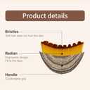 2 x Lymphatic Contour Face Brush - Our Contour Face Brush for Lymphatic Drainage is expertly Designed to Reduce Puffiness and Awaken Your skin's Natural Radiance (Coffee Brown)