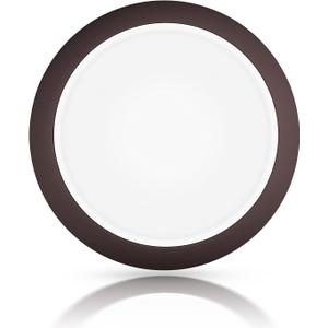 ECOELER 8 inch Oil Rubbed Bronze Flush Mount Ceiling Light Fixture, Round Aluminum Trim, 30W 3000K Warm White 2000Lm, Dimmable Ultra-Thin LED Disc Light, ETL&FCC Listed