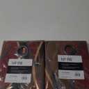 No. 918 Intersect Ogee Print Semi-Sheer Grommet Curtain Panel 2 Pack