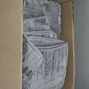 5x7 Solid Color Area Rugs  Washable Living Room Rug, Durable Non-Slip Indoor Carpet with Soft High-Low Pile, Fluffy Floor Rugs for Bedroom, Bedside, Kids Room, Dorm, Nursery, Home Dcor, Grey