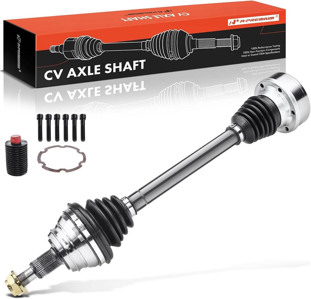 A-Premium CV Axle Shaft Assembly Compatible with Volkswagen Jetta 1994-2005, Golf 1995-2006, Beetle 1998-2010, Passat 1993-1997, Corrado 1992-1995, Front Left Driver Side, Replace# 1H0407271C