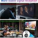 Tv Antenna Indoor for Local Channels: Antenna for Smart Tv Without Cable para Digital Long Range 4k Used Basement Villa Apartment (Large)