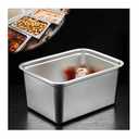 21 * 15cm,20cm,Rectangle Buffet Chafing Water Pan,Reusable Commercial Cookwares Pan for Food,Metal Hotel Deep Steam Table Pan