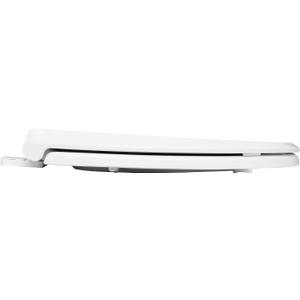 Swiss Madison Elongated Toilet Seat with Toddler Seat Built In, Family Toilet Seat in Glossy White