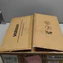 VOLISUN Fandelier Ceiling Fans with Lights and Remote, 15.7in Farmhouse Ceiling Fan Flush Mount, 3000K-6500K Dimmable Bladeless Ceiling Fan with Light, Modern Ceiling Fans with Lights for Bedroom (Walnut)