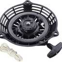 Gashwer Lawn Mower Recoil Starter Pull Start Compatible with Honda GC 130/160 GCV 130/160 4hp 5hp 6hp 6.5hp EN2000 Hru19 GC135 GC160 Parts Generator Engine Motor Replace 28400-Zl8-023ZA Black