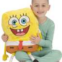 Spongebob Kids Bedding Super Soft Plush Cuddle Pillow Buddy, One Size, By Franco (Standard)