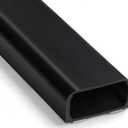 Wire Cover for Wall Mount TV 32in(2xL16in), Wall Cord Cover, X-Large TV Cable Hider Hide Cords, Cord Hider, Cable Raceway Black W1.54in x H0.75in