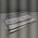 Urban Villa Kitchen Towels 100% Cotton Pack of 6, Highly Absorbent Quick Drying Super Soft Premium Dish Towels for Kitchen with Hanging Loop Hand & Tea Towels - 20x30 Inch, (Blue & White, Striped)