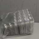 100 Pack 12 Count Plastic Egg Cartons - Bulk Cheap Clear Reusable Egg Containers for Chicken Eggs, Dozen Egg Storage Solutions.