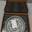 Grey Ceramic Dog Bowl Slow Feeder for Medium and Large Breed,1.5 Cup 8.26 in Slow Feeding Bowl,Puzzle Dog Food Bowl for Fast Eater,Maze Dish for Fast Eater