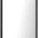 LOAAO Black Metal Framed Bathroom Mirror for Wall, 24X36 Inch Rounded Rectangle Mirror, Matte Black Bathroom Vanity Mirror Farmhouse, Anti-Rust, Hangs Horizontally or Vertically