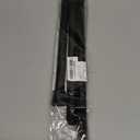 Black Tension Curtain Rod 28 to 48 Inch Spring Rod No Drilling Adjustable Shower Curtain Rod for Windows, Bathrooms, Closet, Kitchen